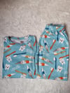 Diş Fırçası Desenli Pijama Takımı