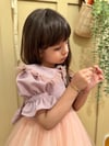 KISA KOLLU PEMBE PRENSES ELBİSE