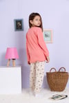 Kız Çocuk Ayıcık Desenli Pijama Takımı 