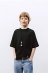 Laciel Siyah Kısa Kollu Unisex Tişört