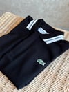 Lacoste Polo Yakalı Erkek Çocuk Tişört Siyah 