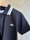 Lacoste Polo Yakalı Erkek Çocuk Tişört Siyah 