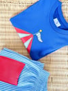 Mavi Renkli Panayır Temalı ikili Unisex Çocuk Takım