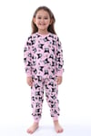 PEMBE KUROMİLİ PİJAMA TAKIMI