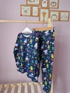 Robot Baskılı Pijama Takımı