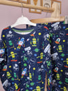 Robot Baskılı Pijama Takımı