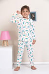 Robot Desenli Pijama Takımı