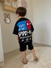 Spiderman Baskılı Erkek Çocuk Şort  Takım