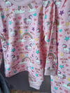 Unicorn Desenli Pijama Takımı 