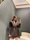 ACI KAHVE BLAZER CEKET 