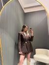 ACI KAHVE BLAZER CEKET 