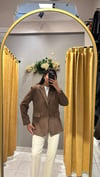 ACI KAHVE SÜET BLAZER CEKET