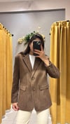 ACI KAHVE SÜET BLAZER CEKET