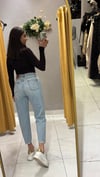 AÇIK MAVİ MOM JEAN