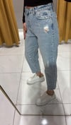 AÇIK MAVİ MOM JEAN