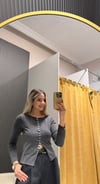 ANTRASİT DÜĞME DETAYLI BASİC 