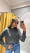 ANTRASİT FİYONK DÜĞMELİ HIRKA 