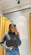 ANTRASİT FİYONK DÜĞMELİ HIRKA 
