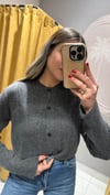 ANTRASİT FİYONK DÜĞMELİ HIRKA 