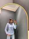 BEBE MAVİSİ BELDEN OTURTMALI GÖMLEK 