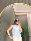 BEBE MAVİSİ GÜPÜRLÜ GÖMLEK