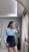BEBE MAVİSİ TAŞLI GÖMLEK