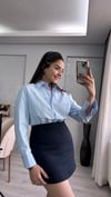 BEBE MAVİSİ TAŞLI GÖMLEK