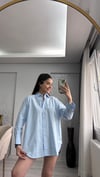 BEBE MAVİSİ TAŞLI GÖMLEK