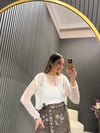 BEYAZ AJURLU TRİKO
