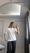 BEYAZ DÜĞMELİ TRİKO 