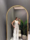 BEYAZ JEAN İKİLİ TAKIM 