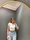 BEYAZ LACİVERT CROP