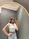 BEYAZ LACİVERT CROP
