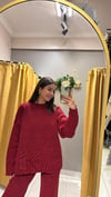 BORDO  TRİKO İKİLİ TAKIM