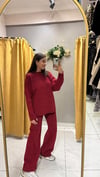 BORDO  TRİKO İKİLİ TAKIM