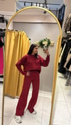 BORDO  TRİKO İKİLİ TAKIM