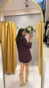 BORDO BLAZER CEKET 