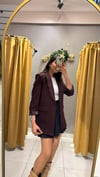 BORDO BLAZER CEKET 