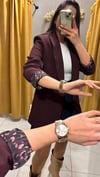 BORDO BLAZER CEKET 