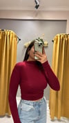 BORDO BÜZGÜLÜ CROP