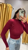 BORDO BÜZGÜLÜ CROP