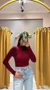 BORDO BÜZGÜLÜ CROP