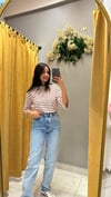 BORDO ÇİZGİLİ SWEAT