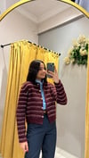 BORDO GOLD DÜĞMELİ HIRKA