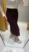 BORDO ÖNÜ YIRTMAÇLI ETEK 
