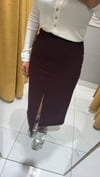 BORDO ÖNÜ YIRTMAÇLI ETEK 