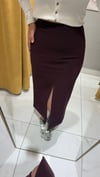 BORDO ÖNÜ YIRTMAÇLI ETEK 