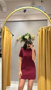 BORDO TRİKO ELBİSE