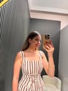 ÇİZGİLİ KORSE BLUZ 