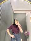 COS BORDO T-SHİRT